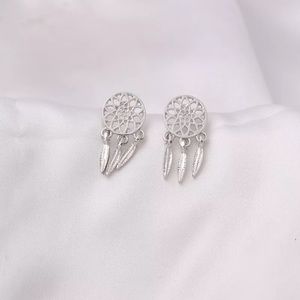 New women’s silver earrings jewelry gift
